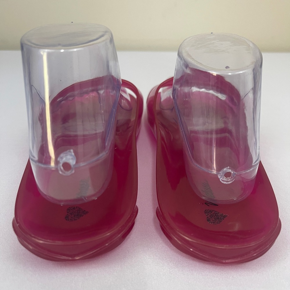 Melissa Real Jelly Slide Womens Size 7‎ Pink Slip On Sandals Shoes - Picture 3 of 11